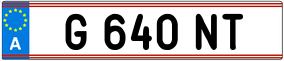 Truck License Plate